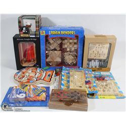 FLAT OF NEW WOOD GAMES BRAIN BENDERS