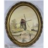 Image 1 : OVAL WINDMILL PICTURE