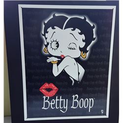 TIN LITHOGRAPH BETTY BOOP SIGN