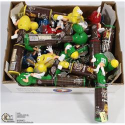 FLAT OF M&M CANDY DISPENSER FANS