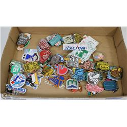 FLAT OF VINTAGE FRIDGE MAGNETS 100+ COUNT