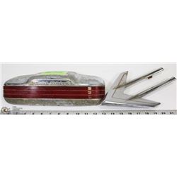 1952 DODGE CENTRE BRAKE LIGHT AND HOOD ORNAMENT