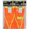 Image 1 : LOT OF 2 SAFETY VESTS - SIZE XL