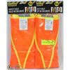 Image 1 : LOT OF 2 SAFETY VESTS - SIZE XL
