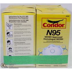 BOXES OF CONDOR N95 RESPIRATORS