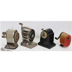 COLLECTION OF 4 VINTAGE PENCIL SHARPENERS