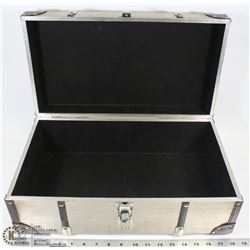 WOOD AND METAL LINED CHESS