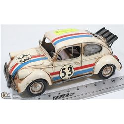 HANDCRAFTED METAL VOLKSWAGEN BEETLE #53