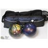 Image 1 : TWO 10LBS BOWLING BALLS -RADICAL INFERNO & MAMMOTH