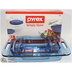 NEW IN PACKAGING - PYREX GLASSWARE COLLECTION