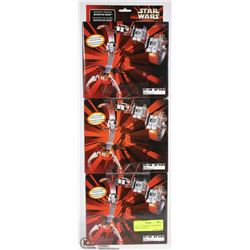 LOT OF 3 STAR WARS "DESTROYER DROID" WATCHES