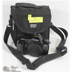 CANON EOS REBEL SLR 35MM CAMERA BODY WITH CASE
