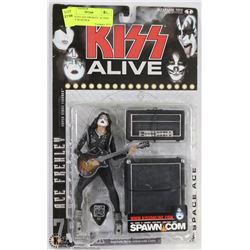 KISS ALIVE ACE FREHLEY  ACTION FIGURE WITH PICK