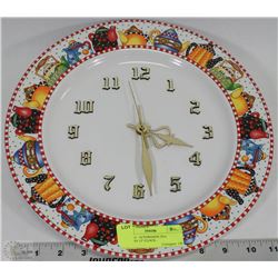 SAKURA - AFTERNOON TEA PATTERN 12" CLOCK -