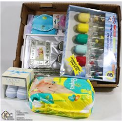 FLAT OF NEW BABY ITEMS POOH HOODED