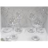 Image 1 : NEW 4PC 24 OZ WINE GLASSES & PAIR 10'' CANDLESTICK