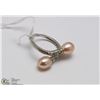 Image 1 : #80 FRESH WATER PEARL&BCZ RING .925 STERLING SILVER