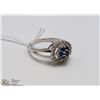 Image 1 : # 105 TURKISH BLUE SAPPHIRE .925 STERLING SILVER