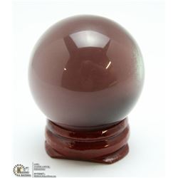 #15 PURPLE CATE EYE CRYSTAL BALL SPHERE BALL &