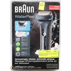 BRAUN WATERFLEX SWIVEL HEAD RAZOR/SHAVER