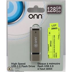 ONN 128GB HIGH SPEED USB FLASH DRIVE