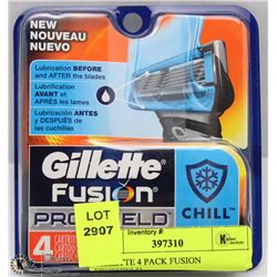 GILLETTE 4 PACK FUSION PROSHIELD