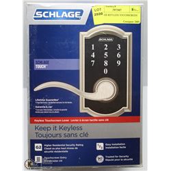 SCHLAGE KEYLESS TOUCHSCREEN  LEVER