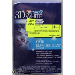 CREST 3D WHITESTRIPS 24 STRIPS 12 TREATMENTS