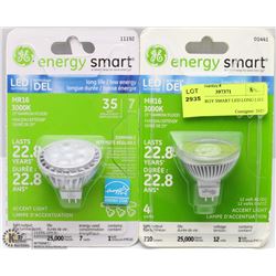2 GE ENERGY SMART LED LONG LIFE BULBS