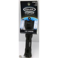 POLICE SECURITY SCEPTOR 130 LUMENS FLASHLIGHT