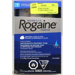 ROGAINE FOAM 5% HAIR REGROWTH TREATMENT FOAM