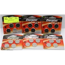 LOT OF 6 ENERGIZER 2032 BATTERIES