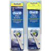Image 1 : 2 ORAL B PRO WHITE REPLACEMENT HEADS