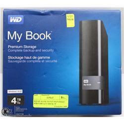WD MY BOOK PREMIUM STORAGE 4TB COMPLETE BACK UP