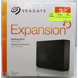 SEAGATE EXPANSION 3TB DESKTOP DRIVE