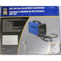 NEW POWERFIST MIG100 FLUX ORED WIRE FEEDER