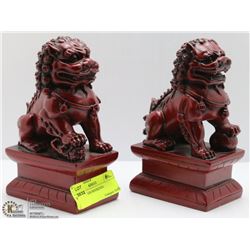 RED DRAGON BOOKENDS