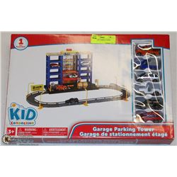 TOY GARAGE PARKING TOWER