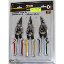 3 PC AVIATION/TIN SNIPS NEW