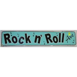 ROCK N ROLL TIN SIGN