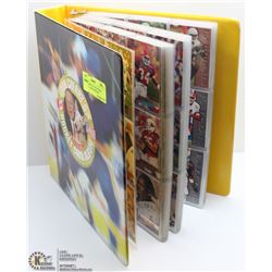 X-LRG BINDER OF COLLECTIBLE FOOTBALL CARDS SKYBOX