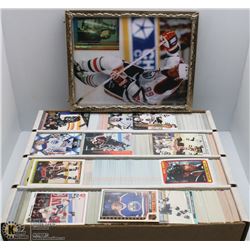 2000+ ASSORTED HOCKEY CARDS INCL GRETZKY WITH PIC