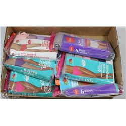 FLAT OF LADIES BRIEFS SIZE MEDIUM