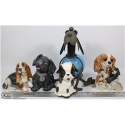 FLAT FULL OF PUPPY ORNAMENTS