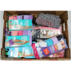 FLAT OF LADIES BRIEFS & SOCKS SIZE LARGE