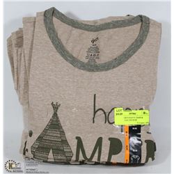 BUNDLE OF 9 HAPPY CAMPER T-SHIRTS SIZE MEDIUM
