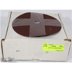 BOX  OF 22 SIXTY GRIT  6" SANDING DISCS