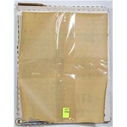 LOT OF 2 SAIT SANDING PAPER SHEETS, ALUMINUM OXIDE