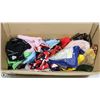 Image 1 : BOX OF SCARVES SASHES AND TIES