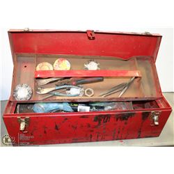 LARGE JET TOOLBOX WITH CONTENTS
